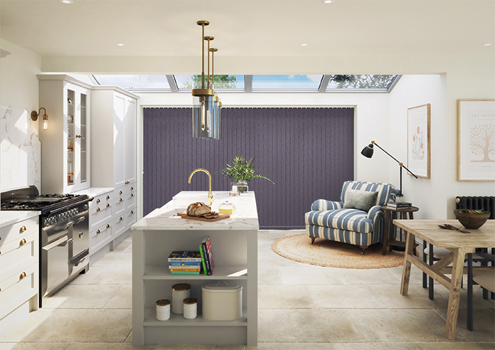 Kindling, Royal Blue - Vertical Blind - Image 9